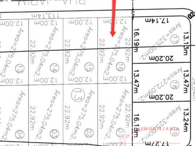 #1798 - Terreno para Venda em Arapongas - PR - 2